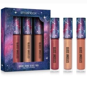 💋SMASHBOX: Divine Shine Gloss Angeles Trio Set 3 full size Lipgloss NWT
